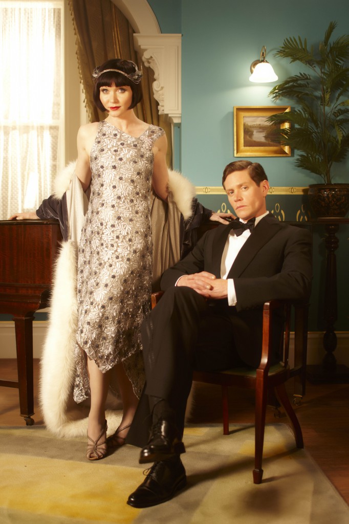 Miss Fisher's Murder Mysteries_957_ Miss Phryne Fisher (Essie Davis) and Detective Inspector Jack Robinson (Nathan Page)