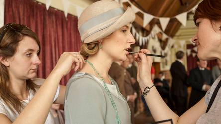 Downton Abbey makeup for Lady Edith