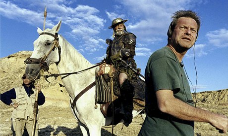 Terry Gilliam filming Don Quixote