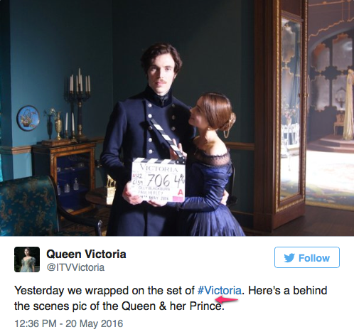Victoria and Albert signal it's a wrap on Victoria filming