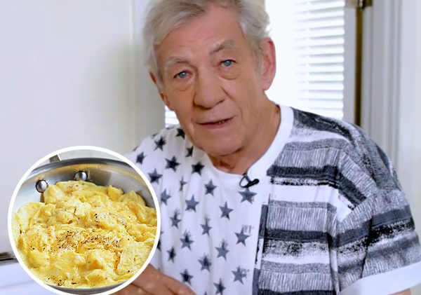 Sir Ian McKellen and the best scrambled eggs in the world