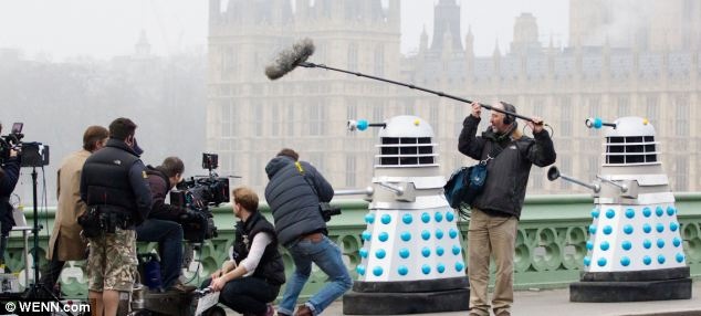 Daleks invade Westminster Bridge for 50th