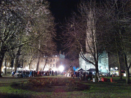 A brief glimpse behind-the-scenes on the set of Sherlock 3 in Bristol
