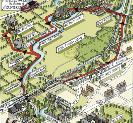 Endeavour's walking tour of 'Morseland', a.k.a. Oxford