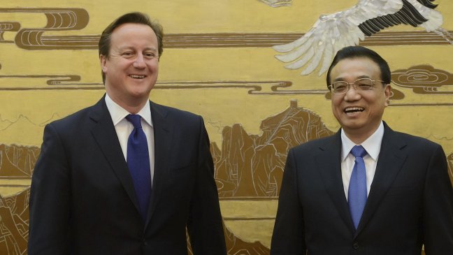 PM David Cameron plays the 'Downton Abbey' card with Chinese Premier