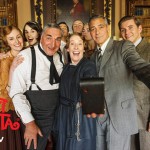 George Clooney arrives at Downton Abbey – Dowager Countess swoons!