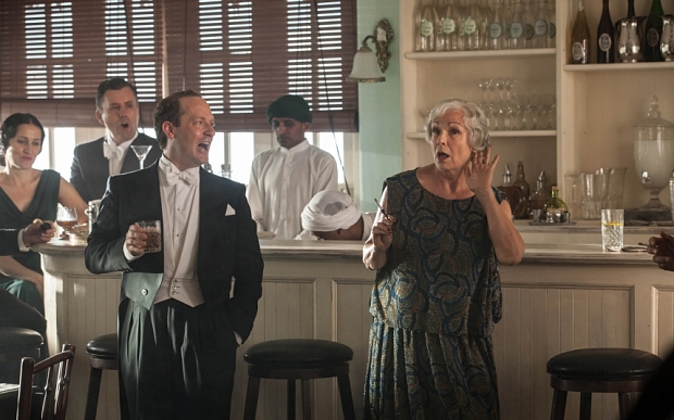 INDIAN SUMMERS - CHANNEL 4 DRAMA - 2015 - EPISODE 1 .... HANDOUT .... Cynthia (Julia Walters)
