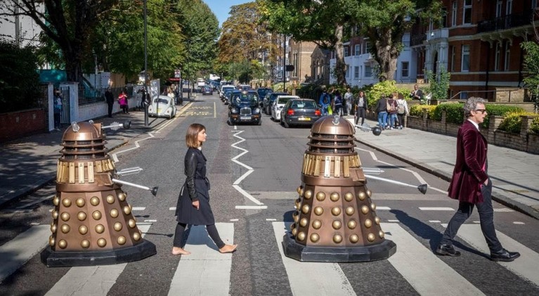 Why did the Dalek cross the (Abbey) Road?