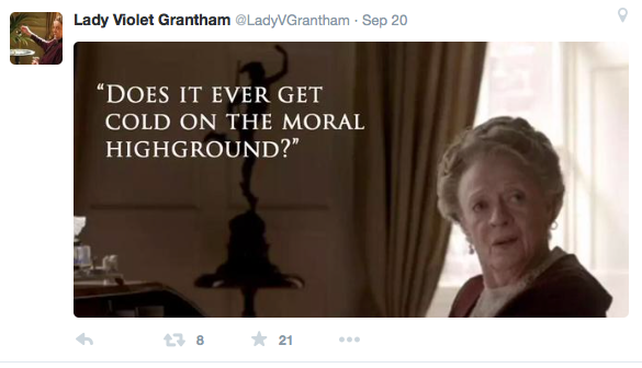 LadyVGrantham on Twitter