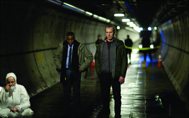 The Tunnel Day 22 - Eurotunnel the body is found Stephen Dillane as Karl L Cendrowicz