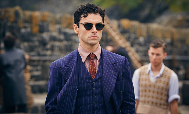 WARNING: Embargoed for publication until 00:00:01 on 03/12/2015 - Programme Name: And Then There Were None - TX: n/a - Episode: n/a (No. 1) - Picture Shows: Philip Lombard (AIDEN TURNER) - (C) Mammoth Screen - Photographer: Robert Viglasky
