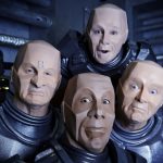 It’s Kryten x 4 as the first image from ‘Red Dwarf XII’ is released