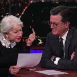 Dame Helen Mirren reduces Stephen Colbert to tears with reading of ‘Ulysses’