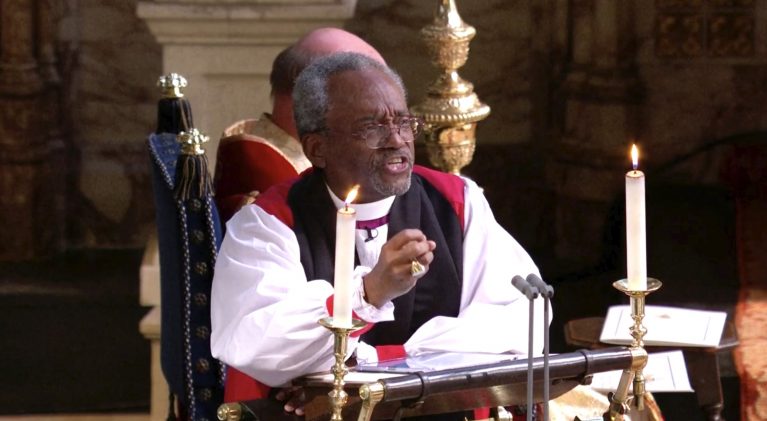 Bishop Michael Curry captured the world’s attention at Saturday’s Royal Wedding