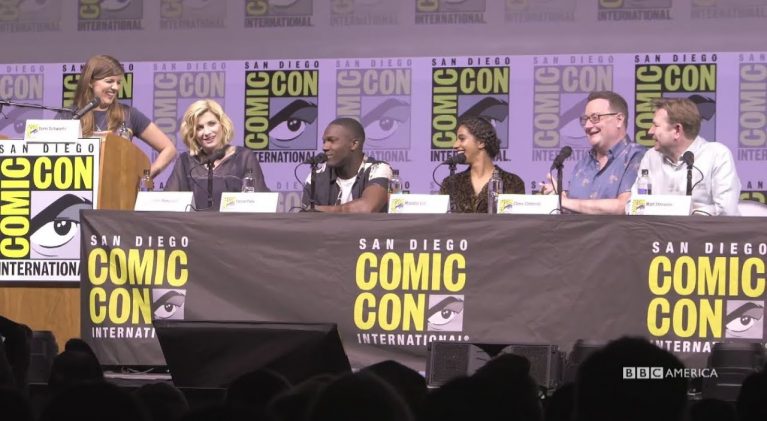 The TARDIS lands in Hall H for SDCC2018 ‘Doctor Who’ S11 update