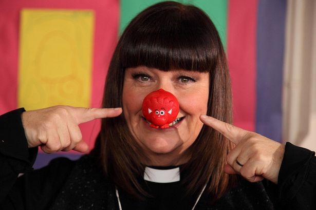 Dawn French as Vicar of Dibley during Red Nose Day 2015