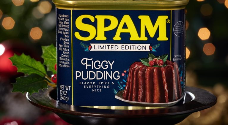 SPAM® Figgy Pudding — Flavor, Spice and Everything Nice….in a can!