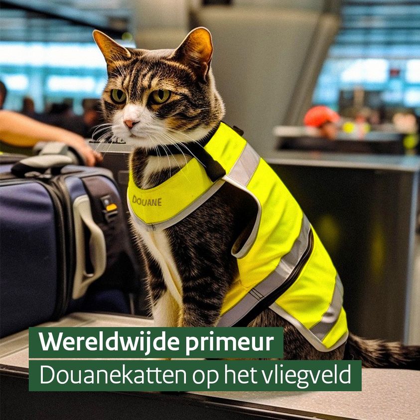Douane (custom cats) to be airports worldwide |