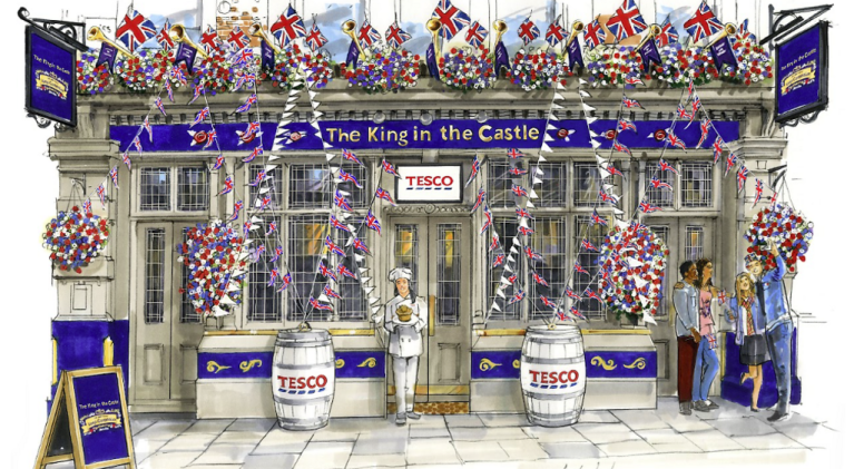 Tesco to become your pop-up Coronation ‘local’ this week