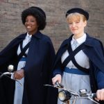 Two new bicycles on the streets of Poplar as ‘Call the Midwife’ begins filming S13