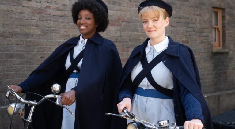 Two new bicycles on the streets of Poplar as ‘Call the Midwife’ begins filming S13