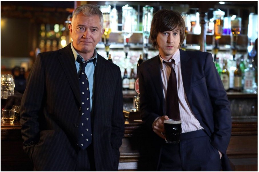 Martin Shaw as George Gently and Lee Ingleby as John Bacchus in the show Inspector George Gently