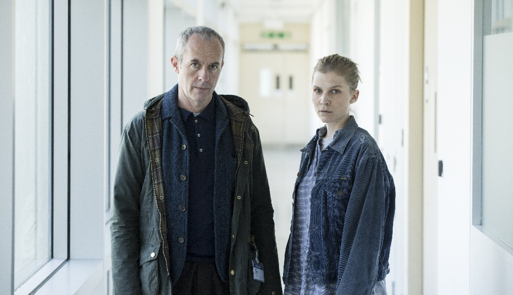 Stephen Dillane as Karl Roebuck and Clémence Poésy as Elise Wassermann, co-stars of The Tunnel: Vengeance. 